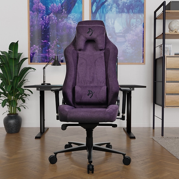 ONYX 5.0 レッド サイズS Arozzi Vernazza Soft Fabric Ergonomic Racing Gaming Chair, Purple