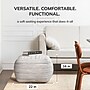Anji Mountain Joya Gray Fabric Rectangular Pouf Ottoman (AMBPF034-2014)~#|#~7F1B984B-6E8D-4931-9E3E606DDD1E7E16_sc7