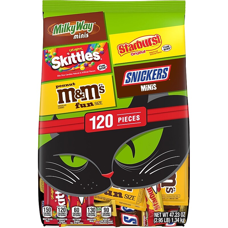 Mars Assorted Milk Chocolate Halloween Candy Variety Pack, 47.23 oz., (MMM59994) image 1