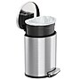 iTouchless SoftStep Semi-Round Stainless Steel Step Trash Can with Hinged Lid, 5.02 Gallon (IP05DSS)~#|#~7F25FA2E-DAA6-4470-9510E48343331A45_sc7