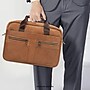 SaharaCase Leather Briefcase, Laptop Compatible, Light Brown (LT00083)~#|#~7F2981D5-E5DC-4F63-A3324B7719A28472_sc7