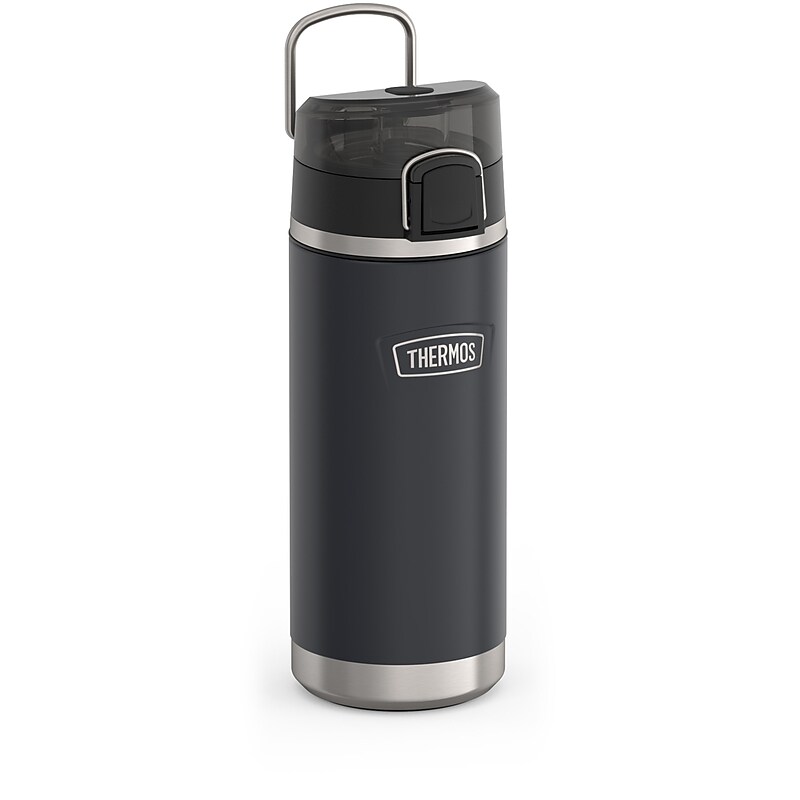 Thermos Icon Stainless Steel Vacuum Insulated Water Bottle, 18 oz., Granite (EAIS2502GT4) image 1