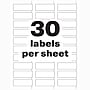 Avery PermaTrack Destructible Laser Asset Tag Labels, 3/4" x 2", Matte White, 240 Asset Tags/Pack (60531)~#|#~7F2F89C0-3FEC-4B8C-8B94E987396B3FA9_sc7
