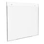 Deflect-O Classic Image Document Holder, 8.5" x 11", Horizontal, Wall Mounted, Clear Plastic (68301)~#|#~7F317248-B457-4367-BFFDBAFE1F6E5472_sc7