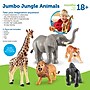 Learning Resources Jumbo Jungle Animals, Set of 5 (LER0693)~#|#~7F32F9F0-7DC3-4042-99B77DBF7974A161_sc7