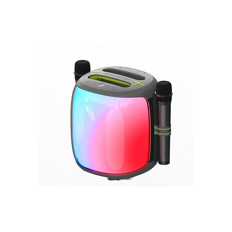 Worryfree Gadgets Party 500 Wireless Bluetooth Portable Speaker, Water Resistant, Gray (WPB500-GRY) image 1