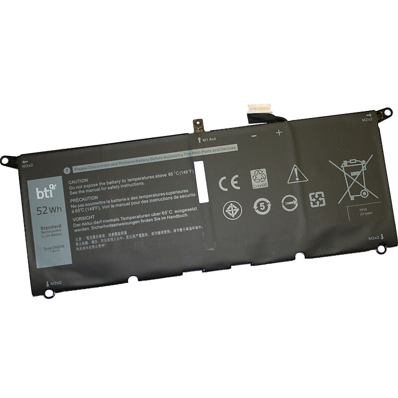 Battery Technology Li-Ion Replacement Battery for Dell Laptops, 6840mAh (DXGH8-BTI) image 1