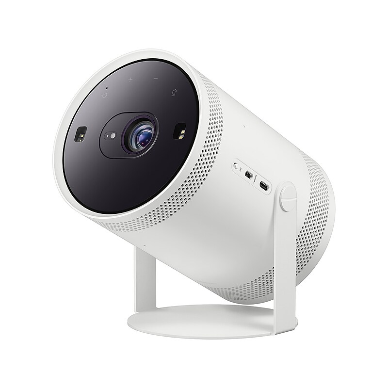 Samsung The Freestyle 2nd Gen HDMI/USB/Wireless Portable DLP Home Theater Projector, White (SP-LFF3CLAXXZA) image 1