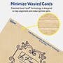 Avery Arched Rectangle Integrated Cards, Matte Kraft Brown, 10/Pack (19479398977)~#|#~7F552AD5-052F-463E-ADC5F45AEA945524_sc7