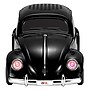 QFX Retro Car Portable True Wireless Bluetooth Speaker with Speakerphone, Black (BT-1960)~#|#~7F57924F-DE50-4281-8C02B43A0414F747_sc7