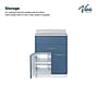 Viva Comfort 36'' H x 24" L Exam Room Medical Cabinet, 2-Doors, 2-Drawers, Blueberry (90224GRYBL)~#|#~7F5AF2FD-AED1-4A43-B45414DAEF898534_sc7