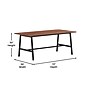 Flash Furniture Redmond 72"W x 36"D Conference Table, Laminate, Walnut (MTM7236WLTABF)~#|#~7F5B86A1-61BA-49D2-AE541FEC8AA3FA55_sc7