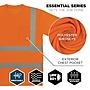 GloWear 8367 High Visibility Short Sleeve T-Shirt, ANSI Type R Class 3, Orange, 5XL (22049)~#|#~7F5C698D-9626-4D60-A0764ECAFAA1427A_sc7