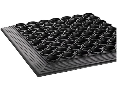 Crown Mats Safewalk-Light Anti-Fatigue Drainage Mat, 36″ x 60″, Black (WS CT35BK) Sansujyuku sansujyuku.com