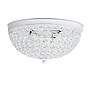 Lalia Home Crystal Glam 2 Light Ceiling LED Flush Mount, White (LHM-2000-WH)~#|#~7F62B222-EC13-4A1F-9F17BE12623B077E_sc7