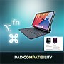 Adesso Aluminum 10.9" to 11" Portable iPad Case With Bluetooth Keyboard And Touchpad for iPad Pro & iPad Air, Black (WKB-7010)~#|#~7F663A15-F6DE-4C6B-A60C946CDF207413_sc7