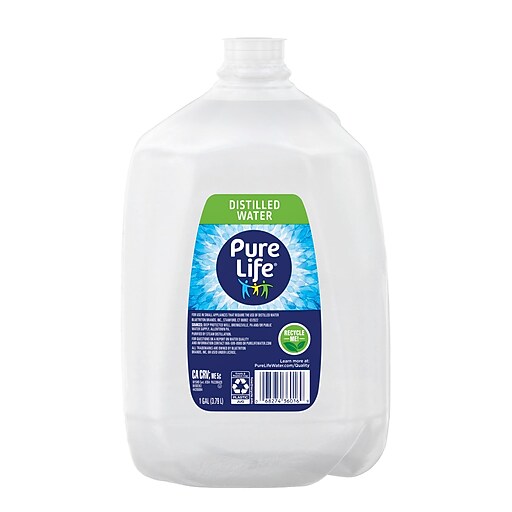 Pure Life Distilled Water, 128 oz., 6 Bottles/Pack (NLE12532472