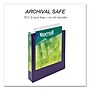 Samsill Earth's Choice 1 1/2" 3-Ring View Binders, Purple, 2/Pack (SAMMP286508)~#|#~7F71B531-2746-4D3B-B929A26A87F6E974_sc7