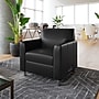 Flash Furniture Agent LeatherSoft Reception Chair, Black/Chrome Legs (BT827U1BKCHR)~#|#~7F76742E-9C3E-444A-A508C4C4BDFC3D5F_sc7