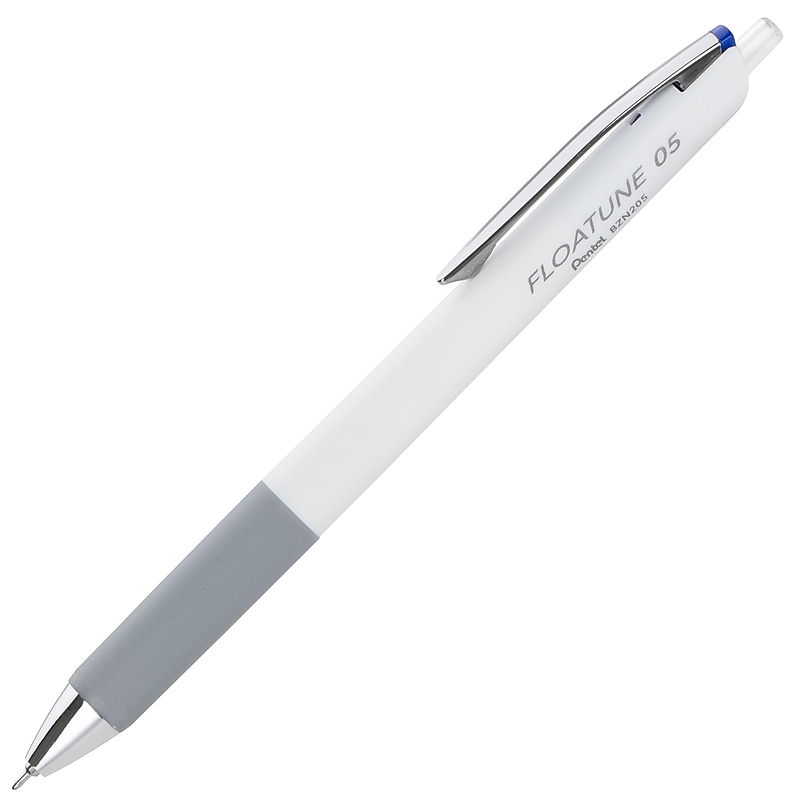 Pentel Floatune Retractable Rollerball Pen, Fine Point, 0.5mm, Blue Ink, Dozen (BZN205-C) image 1
