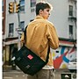 Manhattan Portage Red Label Nylon Water Resistant Messenger Bag, Black (1606-JR-900 BLK)~#|#~7F7E3931-8803-4628-AFF92594A4636956_sc7