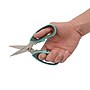 Westcott Kitchen 6.5" Titanium Heavy Duty Kitchen Shears, Pointed Tip, Teal (00829)~#|#~7F7F1CEE-39C9-42CB-84FF84D72935E581_sc7