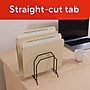 Staples 100% Recycled File Folders, Letter Size, Straight‑Cut Tabs, Manila, Eco‑Friendly Paper Stock, 100/Box~#|#~7F803E39-81CB-49AE-970EF43D72523C55_sc7