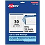 Avery Laser/Inkjet Rectangle Waterproof Multipurpose Labels, 3.4375"  x 0.6667", White, 3000/Box (94210)~#|#~7F80E098-00C1-4D1A-A2A1FB7F21E1232F_sc7