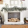 Nearly Natural Frosted Artificial Christmas Garland, 6' (W1295)~#|#~7F83794D-B6A7-43D5-AB19A436F945C8E9_sc7