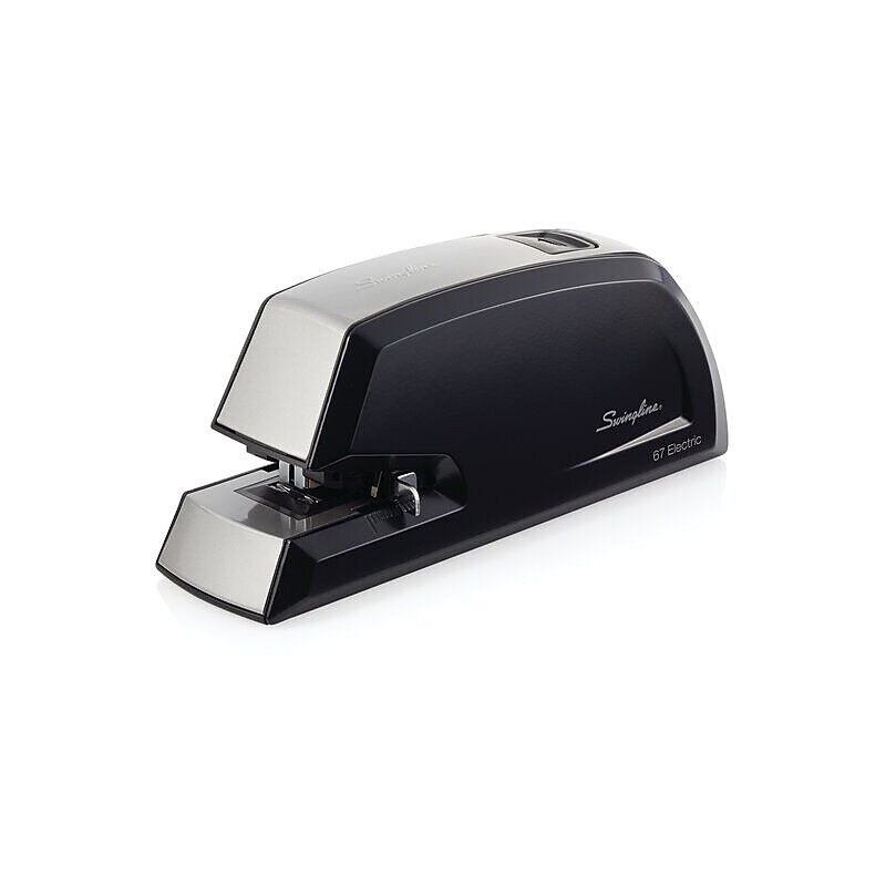 Swingline Commercial Electric Desktop Stapler, 20-Sheet Capacity, Black/Silver (6701) image 1