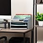 Mind Reader 5-Compartment Plastic Desk Tray, Gray (ANCHBOX5-GRY)~#|#~7F867E6F-5865-4654-A714844B5AF991C3_sc7