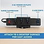Mount-It! 3-Outlet 3-USB Port Desktop Power Strip with Clamp Desk Mount, Black (MI-7281B)~#|#~7F903588-E1A3-4D9A-95EDB932CE87E9AC_sc7