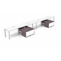 Boss Office Products Simple System 66"W Desk with Storage Cabinet, White, 4/Set (SGSD011-102-WT)~#|#~7F904C53-295E-4730-813DAD31A6A2C5FB_sc7
