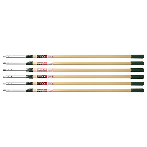 Sherlockさま専用です Wooster Brush Sherlock Extension Pole, 4'-8'L, 6/Box (00R0550000