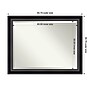 Amanti Art Grand Black Frame Wall Mirror, 35.75" x 45.75" (A42674593702)~#|#~7F956F16-BFA5-489F-BEBB01B63C75ABBE_sc7