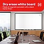 TRU RED™ Magnetic Steel Dry Erase Board, Black Frame, 5' x 3' (TR61182)~#|#~7F9E3C44-1F4A-4054-92D59C4D17E7BEDE_sc7