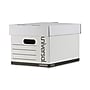 Universal Extra-Strength Storage Box, Letter/Legal Size, White, Stacking Strength 1,500 lbs., 12/Ct~#|#~7F9F610D-1AED-4284-A099A0FAE633AE92_sc7