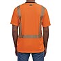 Ergodyne GloWear 8294BK High Visibility Short Sleeve Black Bottom T-Shirt, ANSI Type R Class 2, Orange, Small (22282)~#|#~7FA0EBA0-8085-4EE0-8A9E3591589978F8_sc7