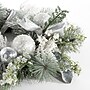 Safavieh 26" Frosted Pine Wreath with Ornaments (FXP1077A)~#|#~7FA36C6B-1DDE-4948-836F8B6238E42BA7_sc7
