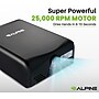 Alpine Industries Willow Commercial 120V Automatic Hand Dryer, Matte Black (405-10-MBLK-MK)~#|#~7FA7D946-C995-426E-9290FC454D5883E6_sc7