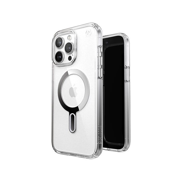 Speck Presidio Perfect-Clear MagSafe ClickLock Phone Case for