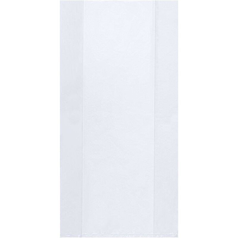 30" x 16" Gusseted Poly Bags, 1.5 Mil, Clear, 500/Carton (PB14980) image 1