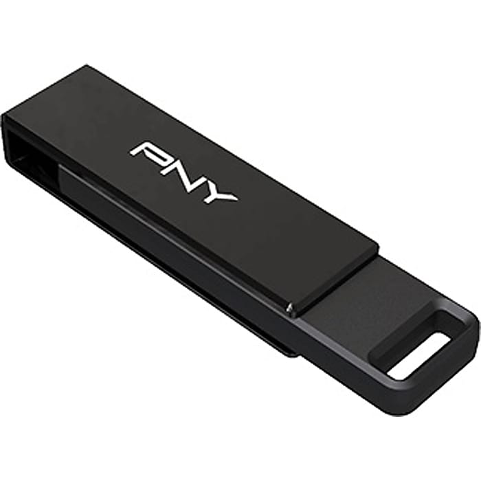 PNY Elite-X 256GB USB Type-C Flash Drive, Black (P-FDI256ELTXC-GE