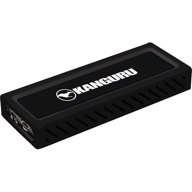 Kanguru U3-NVMWP-2T UltraLock USB-C M.2 NVMe SSD External Solid State Drive image 1