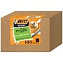 BIC Round Stic Xtra Life Ballpoint Pen, Medium Point, 1.0mm, Black Ink, 144/Pack (GSM144AZ-BLK)~#|#~7FB642AB-7E0B-4A45-8AA6DF67F1732C6C_sc7