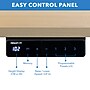Mount-It! 55"W Electric Rectangular Adjustable Standing Desk, Maple/Black (MI-18089)~#|#~7FBB6007-57F8-4227-838DF508B30C88E1_sc7