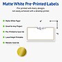 Avery Laser/Inkjet Rectangle Multipurpose Labels, 2" x 4", White, 100/Pack (S00DNR)~#|#~7FBCEE7D-CD09-4067-B393109702872091_sc7