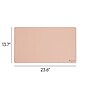 Smead Small Vegan Leather Anti-Slip Desk Pad, 23.6" x 13.7", Light Pink (SMD64839)~#|#~7FBD1CBD-73E4-41C6-A53999E04FE17DFE_sc7