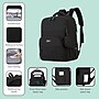 DUKAP Baby Pro Expandable Diaper Backpack, Large, Black (BDKBAB17BLK)~#|#~7FC25BD4-10E1-49E6-8A43249F22C0C021_sc7