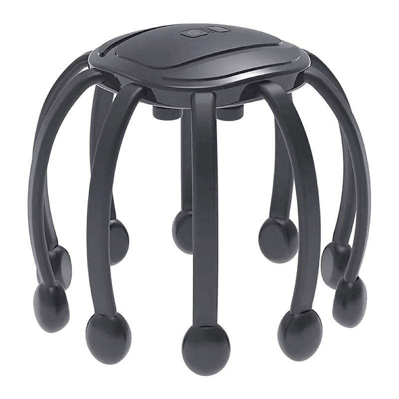 Azpen Bluetooth Head Massager with 360° Coverage, Black (HMB1400) image 1